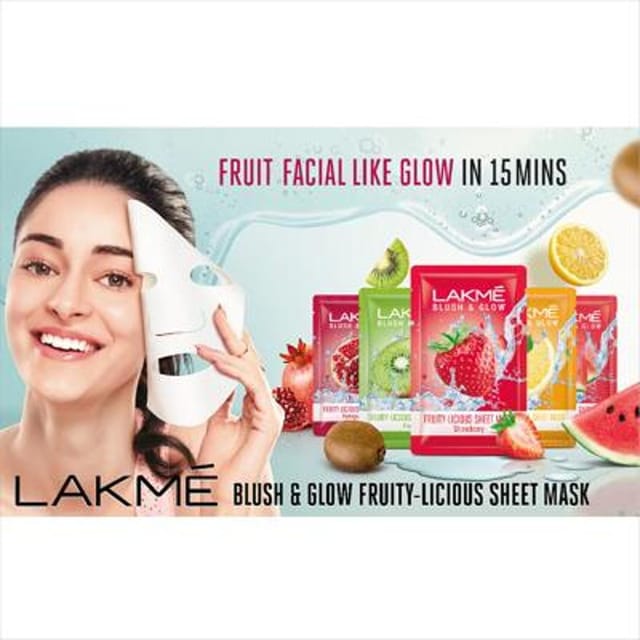 LAKME BLUSH & GLOW KIWI SHEET MASK 25 ML