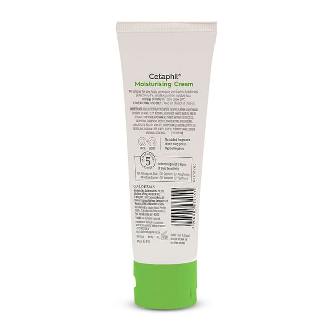 CETAPHIL MOISTURISING CREAM 80G