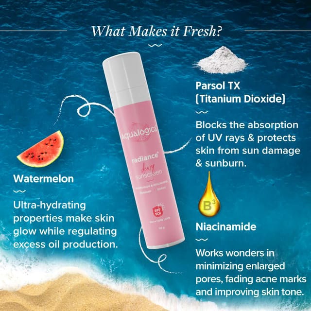 AQUALOGICA RADIANCE+ DEWY SUNSCREEN 50 GM
