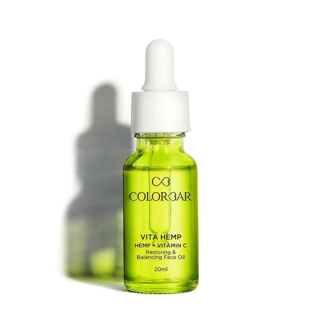 COLORBAR HEMP + VITAMIN C RESTORING & BALANCING FACE OIL 20ML