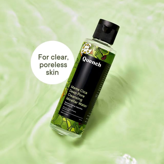 QUENCH MAMA CICA DEEP PORE CLEANSING MICELLAR WATER 145ML