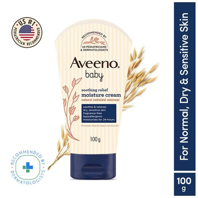 AVEENO BABY SOOTHING RELIEF MOISTURE CREAM 100G