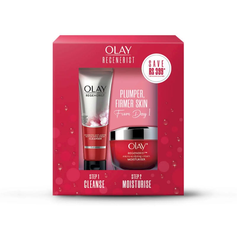 OLAY REGENERIST MICRO DAYCREAM+CLEANSER100M FREE
