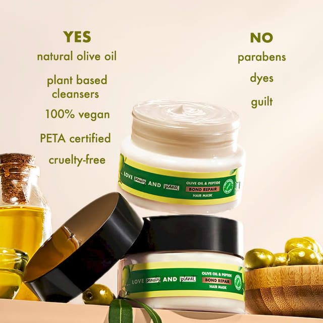 LOVE BEAUTY AND PLANET OLIVE OIL & PEPTIDE HAIR MASK 200ML