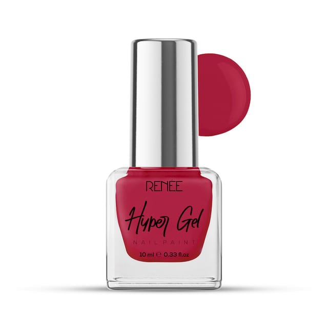 RENEE HYPER GEL NAIL PAINT- CRIMSON RED 10ML