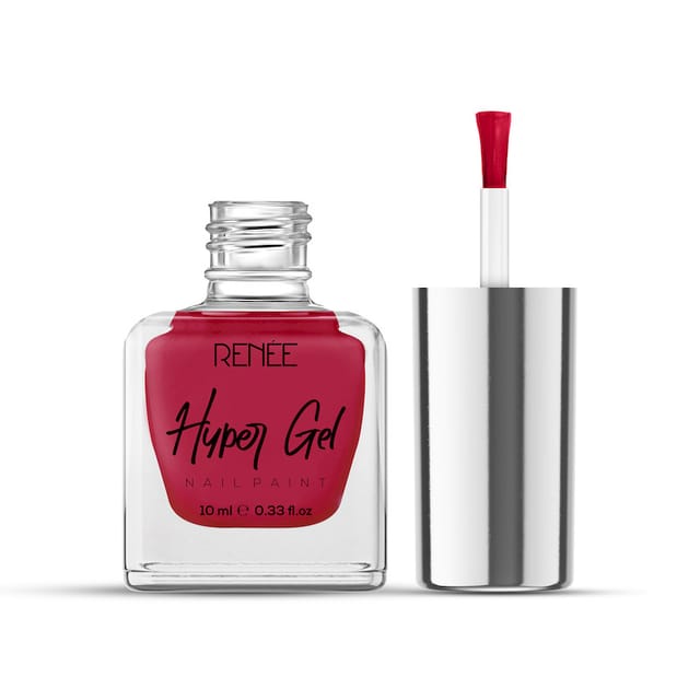 RENEE HYPER GEL NAIL PAINT- CRIMSON RED 10ML