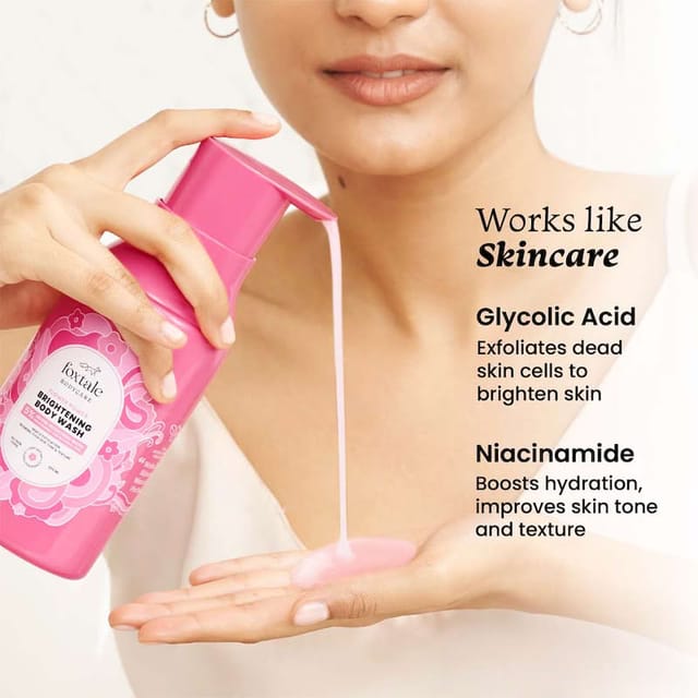 FOXTALE BRIGHTENING BODY WASH 250ML