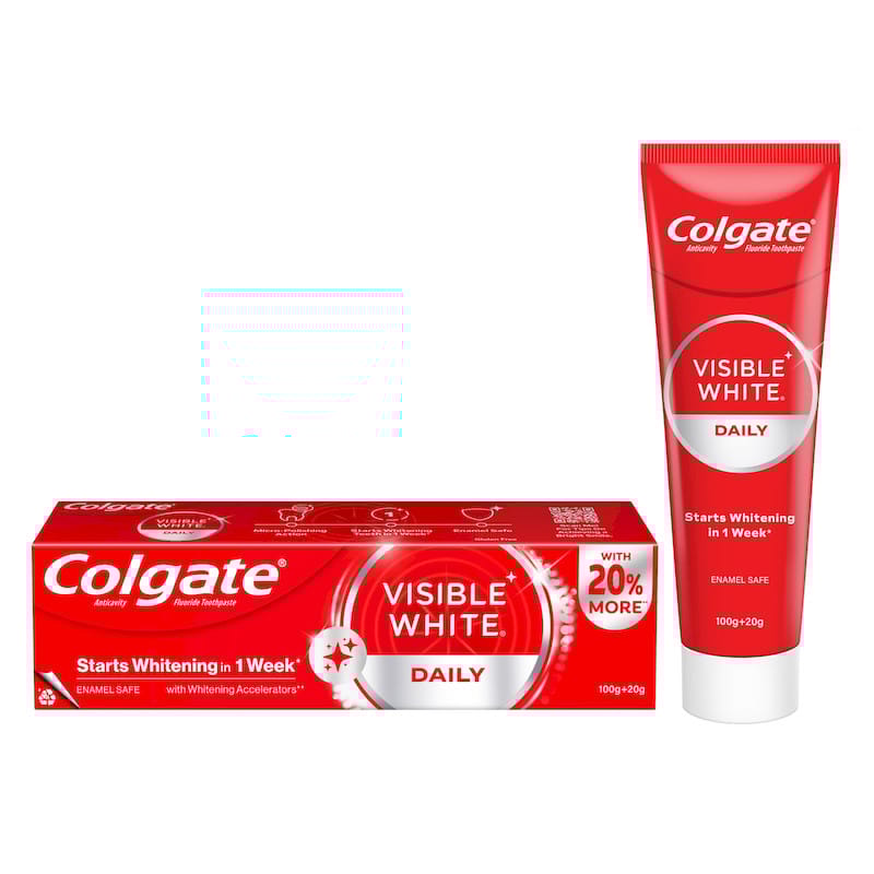COLGATE VISIBLE WHITE TOOTHPASTE  100G