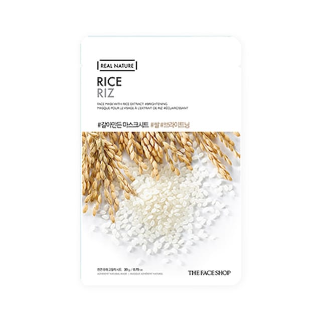 TFS REAL NATURE.RICE FACE MASK 20G