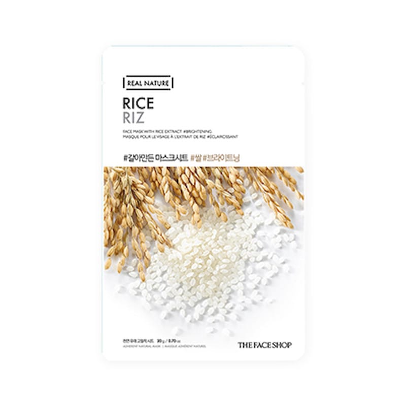TFS REAL NATURE.RICE FACE MASK 20G