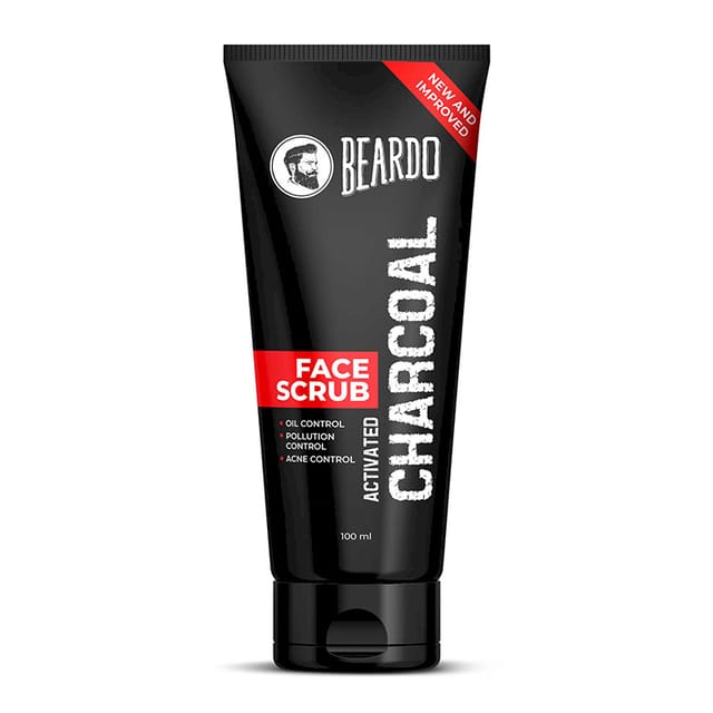 BEARDO CHARCOAL FACE SCRUB  100GM
