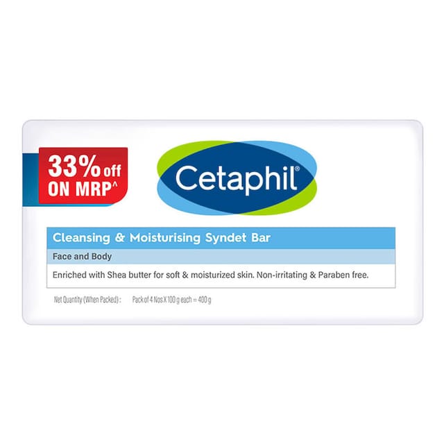 CETAPHIL SYNDET BAR 4*100GM