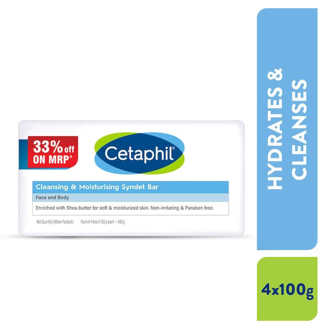 CETAPHIL SYNDET BAR 4*100GM