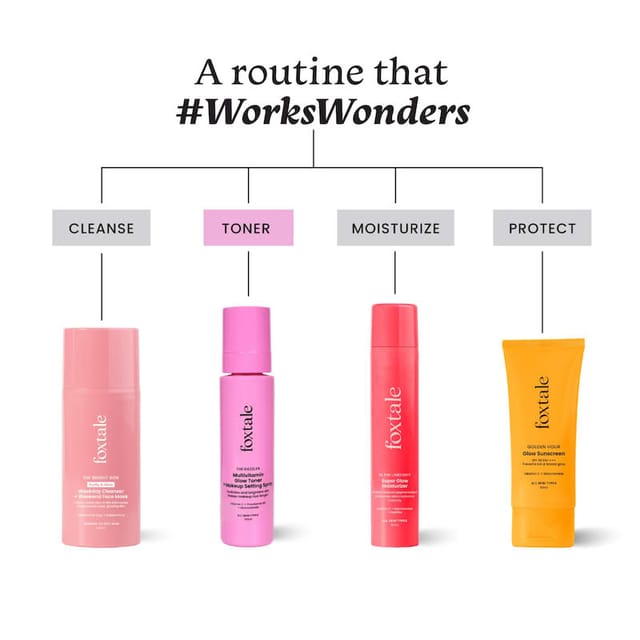 FOXTALE MULTIVITAMIN GLOWTONER+MAKEUP 150ML