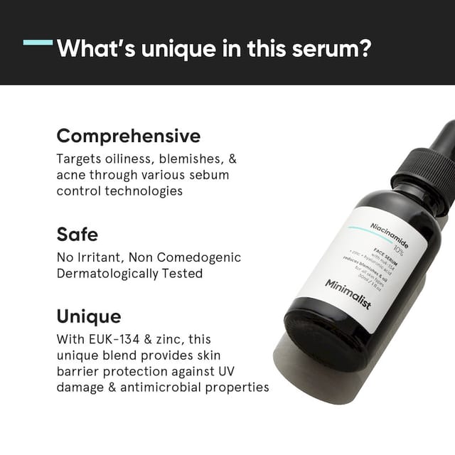 MINIMALIST NIACINAMIDE 10 % FACE SERUM 30ML