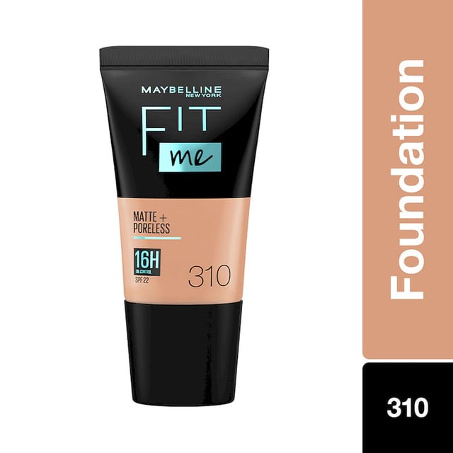 MAYBELLINE NEW YORK FIT ME MATTE + PORELESS 16HR OIL CONTROL SPF22 310 SUN BEIGE 18ML