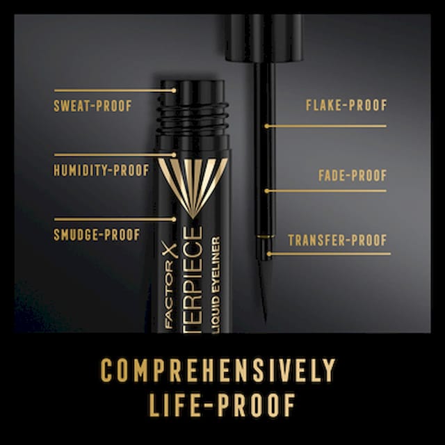 MAX FACTOR MASTERPIECE MATTE LIQUID EYE LINER - BLACK