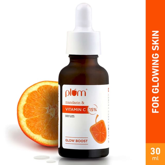 PLUM 15% MANDARIN AND VITAMIN C SERUM GLOW BOOST 30ML