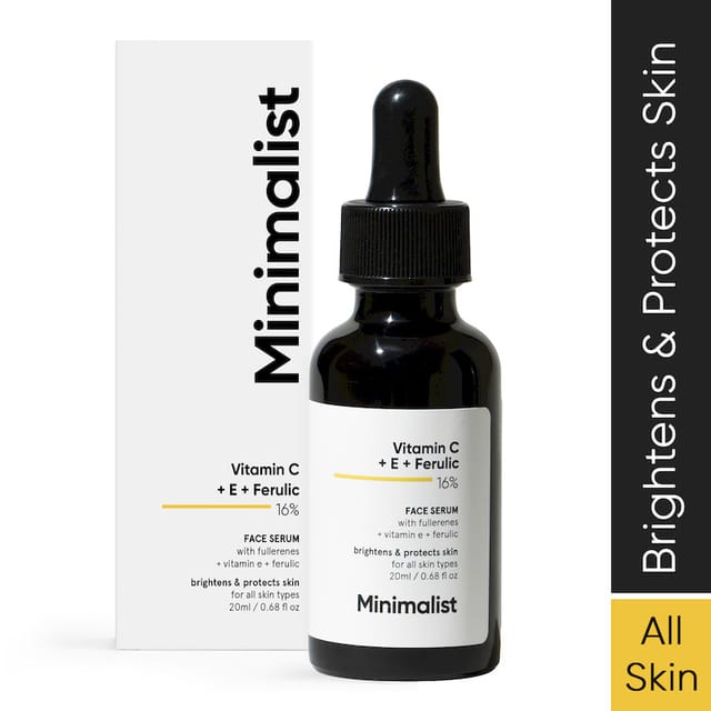 MINIMALIST VITAMIN C + E+ FERULIC 16% FACE SERUM 20ML