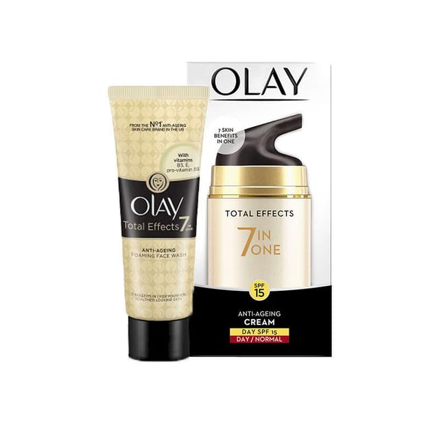 OLAY TOTAL EFFECTS NORMAL UV CREAM+CLEANSER