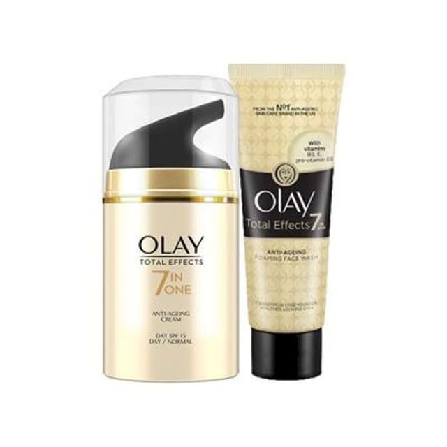 OLAY TOTAL EFFECTS NORMAL UV CREAM+CLEANSER