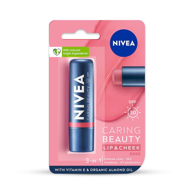NIVEA CARING BEAUTY ROSE 4.8G