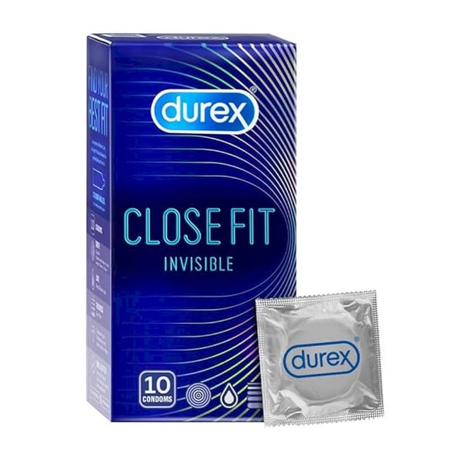 DUREX INVISIBLE CLOSE FIT 10PK EMB