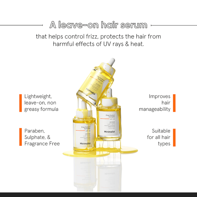 MINIMALIST FRIZZ CONTROL COMPLEX SPF 30 HAIR SERUM 50 ML