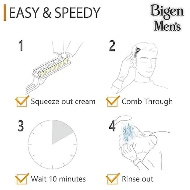 BIGEN MEN SPEED HAIRCOLOR 102 BROWN BLCK