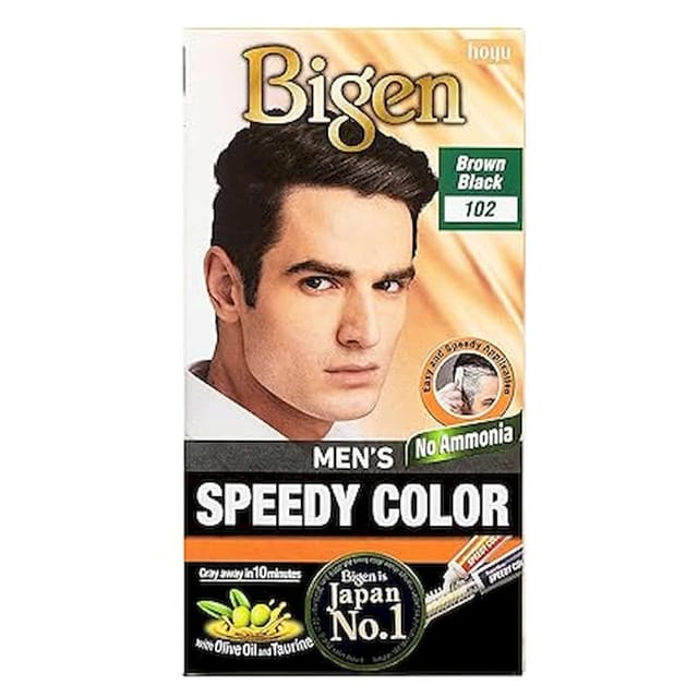 BIGEN MEN SPEED HAIRCOLOR 102 BROWN BLCK