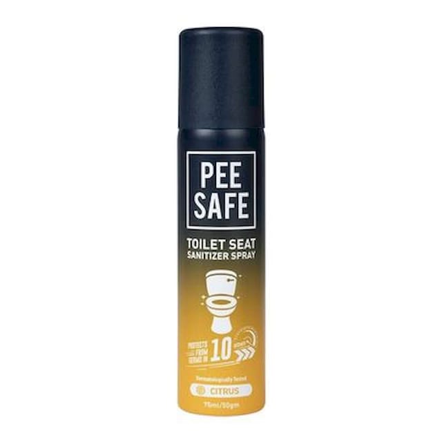 PEE SAFE TOILET SEAT SANITIZER SPRAY 75 ML CITRUS