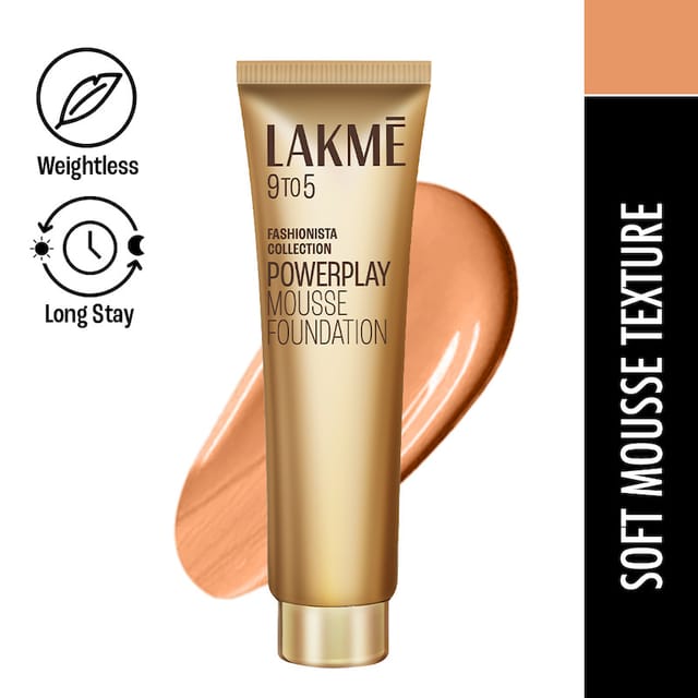 LAKME 9 TO 5 WEIGHTLESS MOUSSE ROSE IVORY 29G