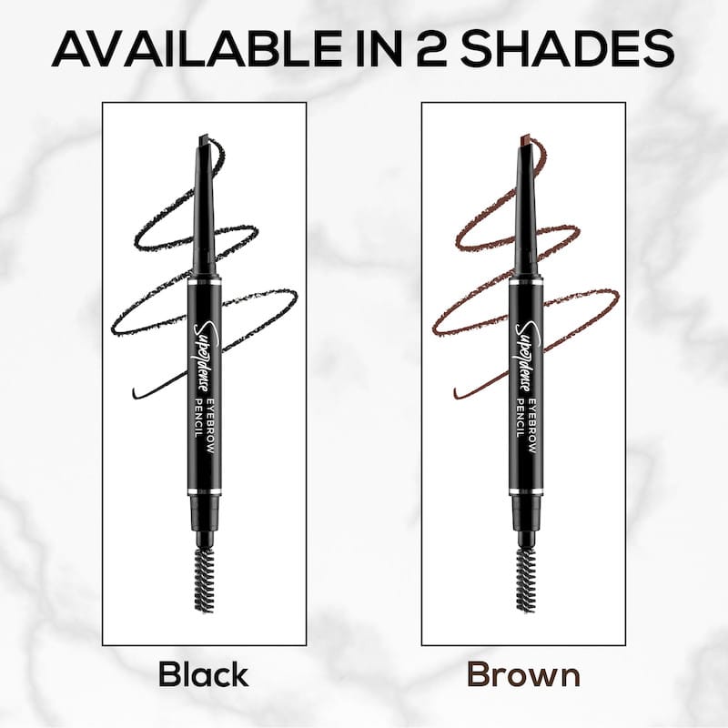 RENEE SUPERDENSE EYEBROW PENCIL - BLACK - 0.4GM
