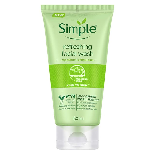 SIMPLE KIND TO SKN REFRESH FAC WSH 150ML