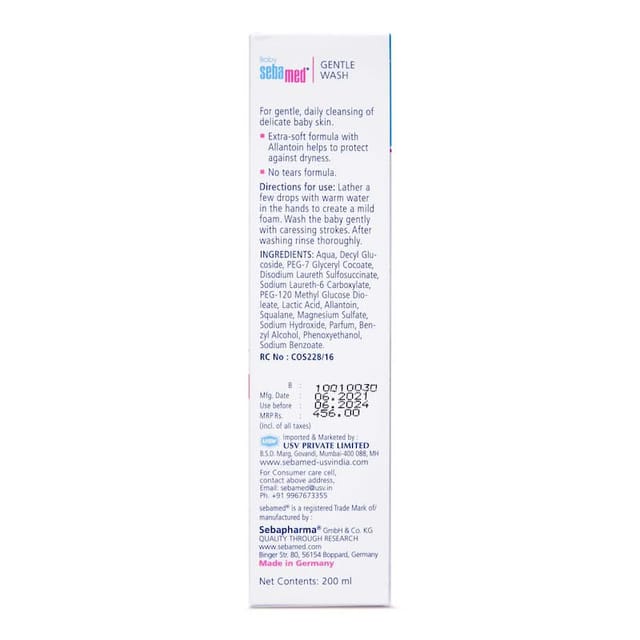 SEBAMED GENTLE WASH 200ML