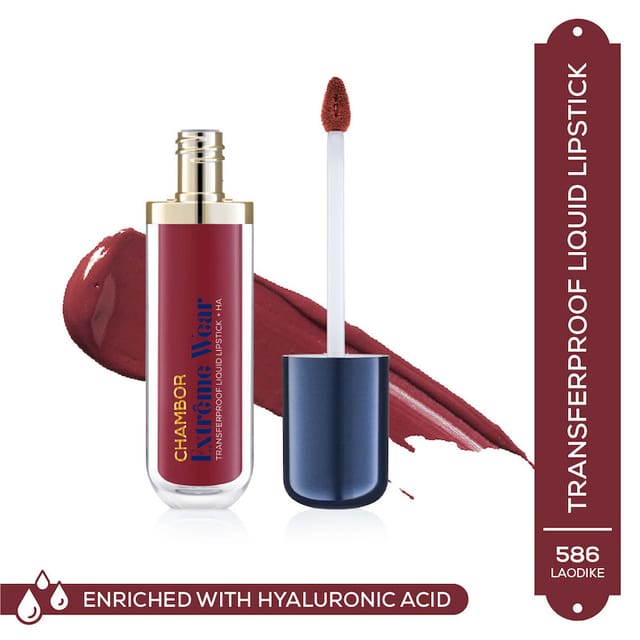 CHAMBOR EXTREME WEAR TRANSFERPROOF LIQUID LIPSTICK HA 586
