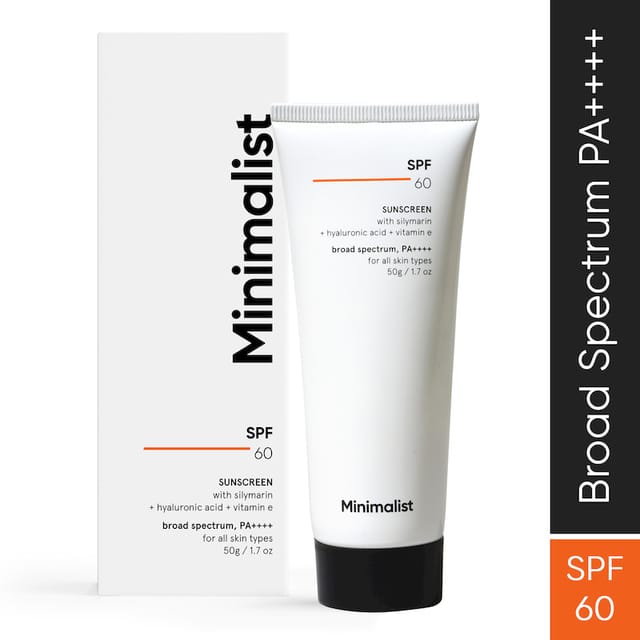 MINIMALIST SPF 60 SUNSCREEN WITH SILYMARIN 50G
