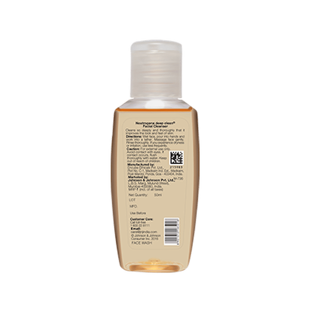 NEUTROGENA DEEP CLEAN FACIAL CLEANSER  50ML