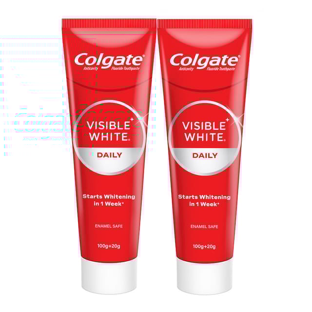 COLGATE VISIBLE WHITE TOOTHPASTE  200G