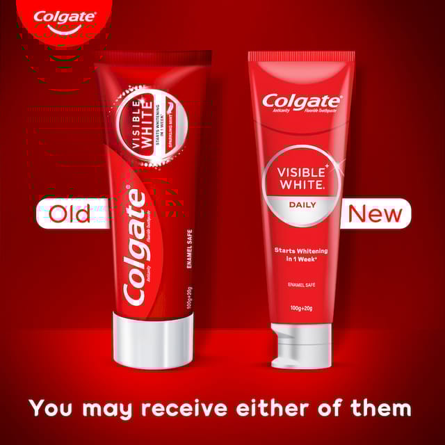 COLGATE VISIBLE WHITE TOOTHPASTE  200G