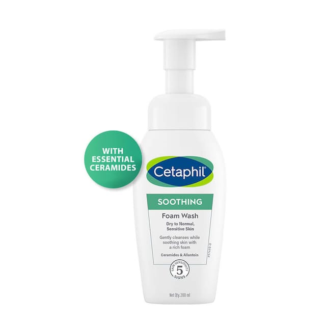 CETAPHIL SOOTHING FOAM WASH 200 ML