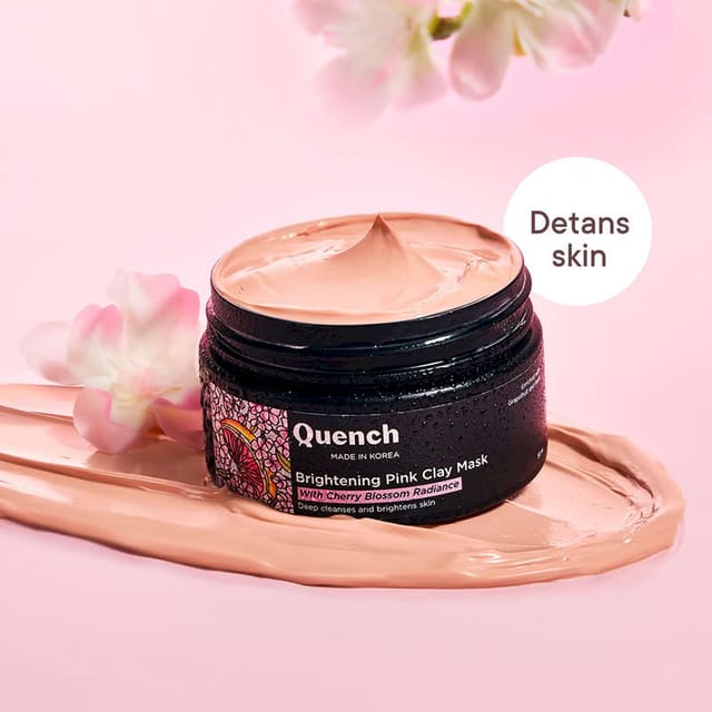 QUENCH MON CHERRY SHEET MASK BRIGHTENING CLAY MASK 50ML