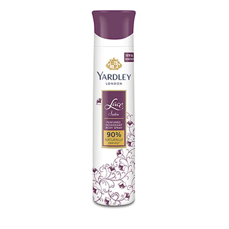 YARDLEY LACE SATIN DEODORANT SPRAY 150 ML