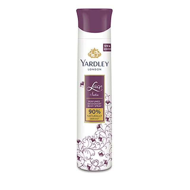 YARDLEY LACE SATIN DEODORANT SPRAY 150 ML