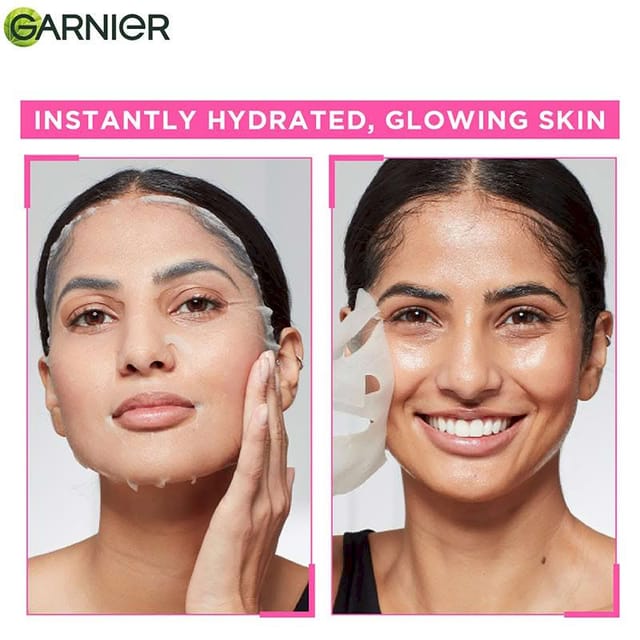 GARNIER SKIN NATURALS SAKURA GLOW HYALURON SERUM MASK