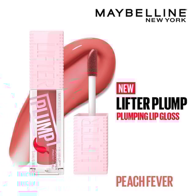 MAYBELLINE NEW YORK LIFTER PLUMP - PLUMPING LIP GLOSS PEACH FEVER 5ML