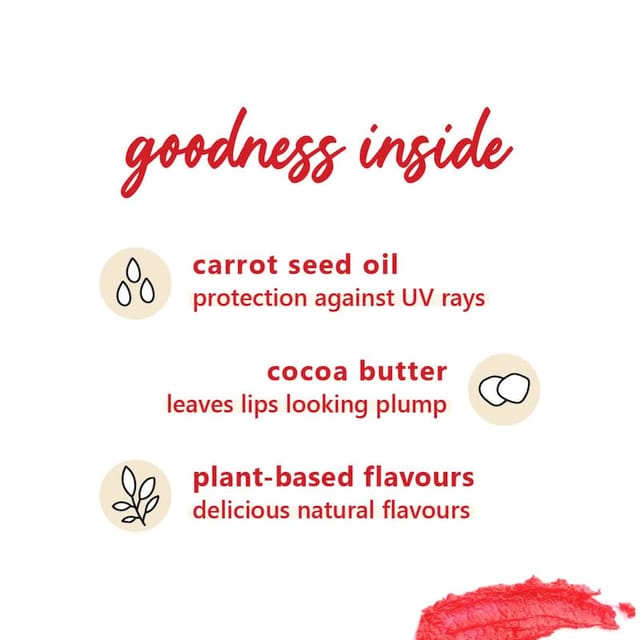 PLUM CANDY MELTS VEGAN LIP BALM RED VELVET LOVE 12GM