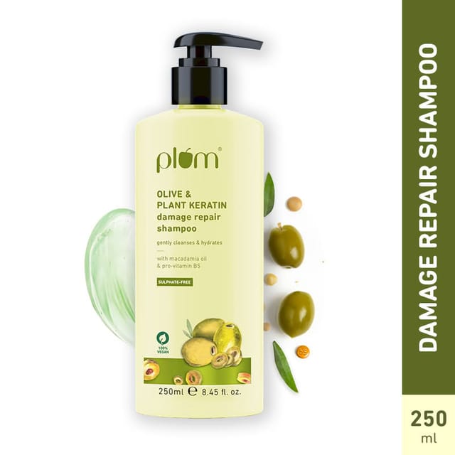 PLUM OLIVE & PLANT KERATIN DAMAGE REPAIR SHAMPOO 250ML