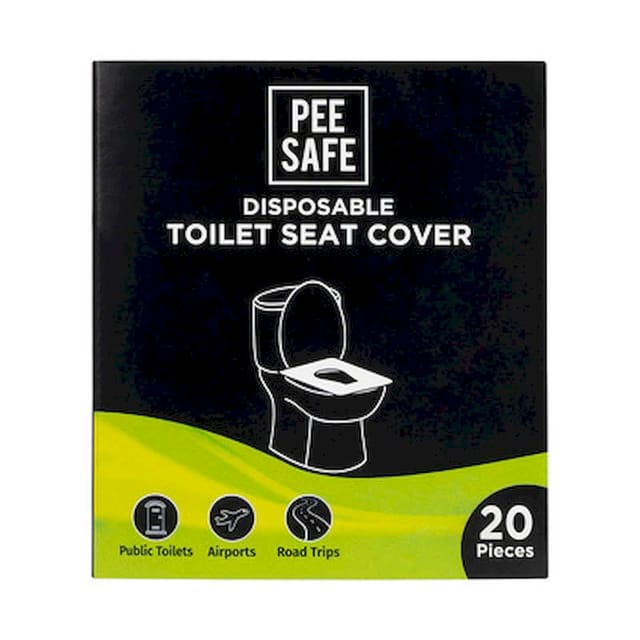 PEE SAFE DISPOSABLE TOILET SEAT COVERS - PACK OF 20