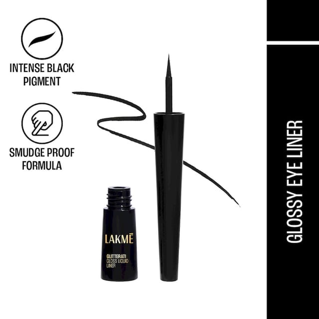 LAKME ABSOLUTE GLOSS ARTIST EYE LINER BLACK 2.5ML